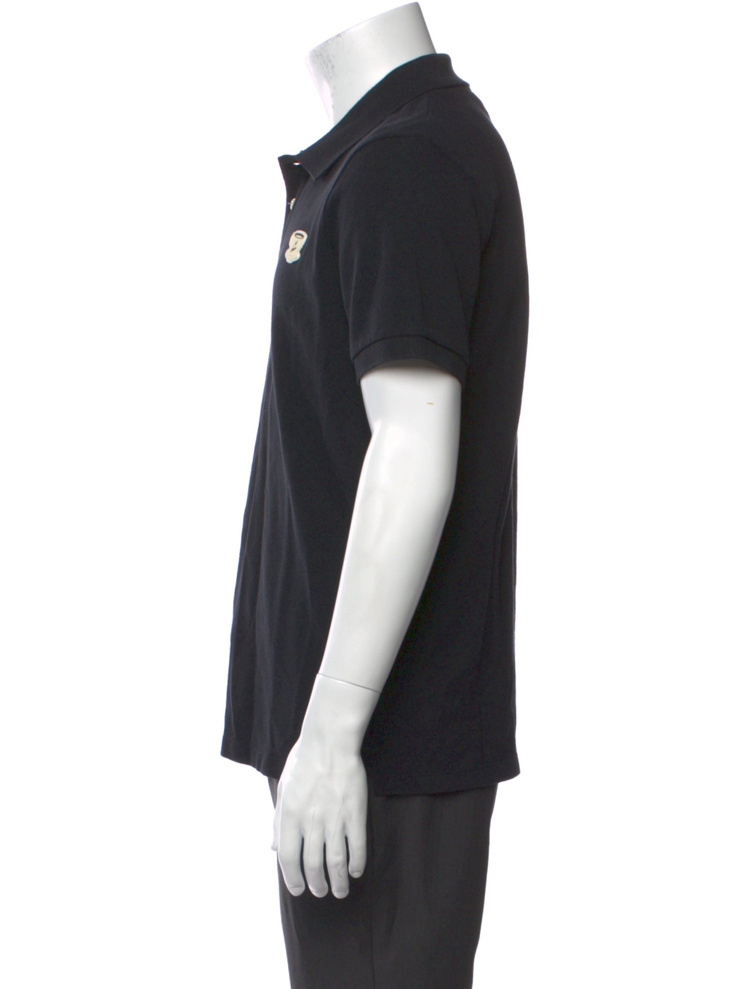 Maison Kitsuné Collar Short Sleeve Polo Shirt w/ Tags