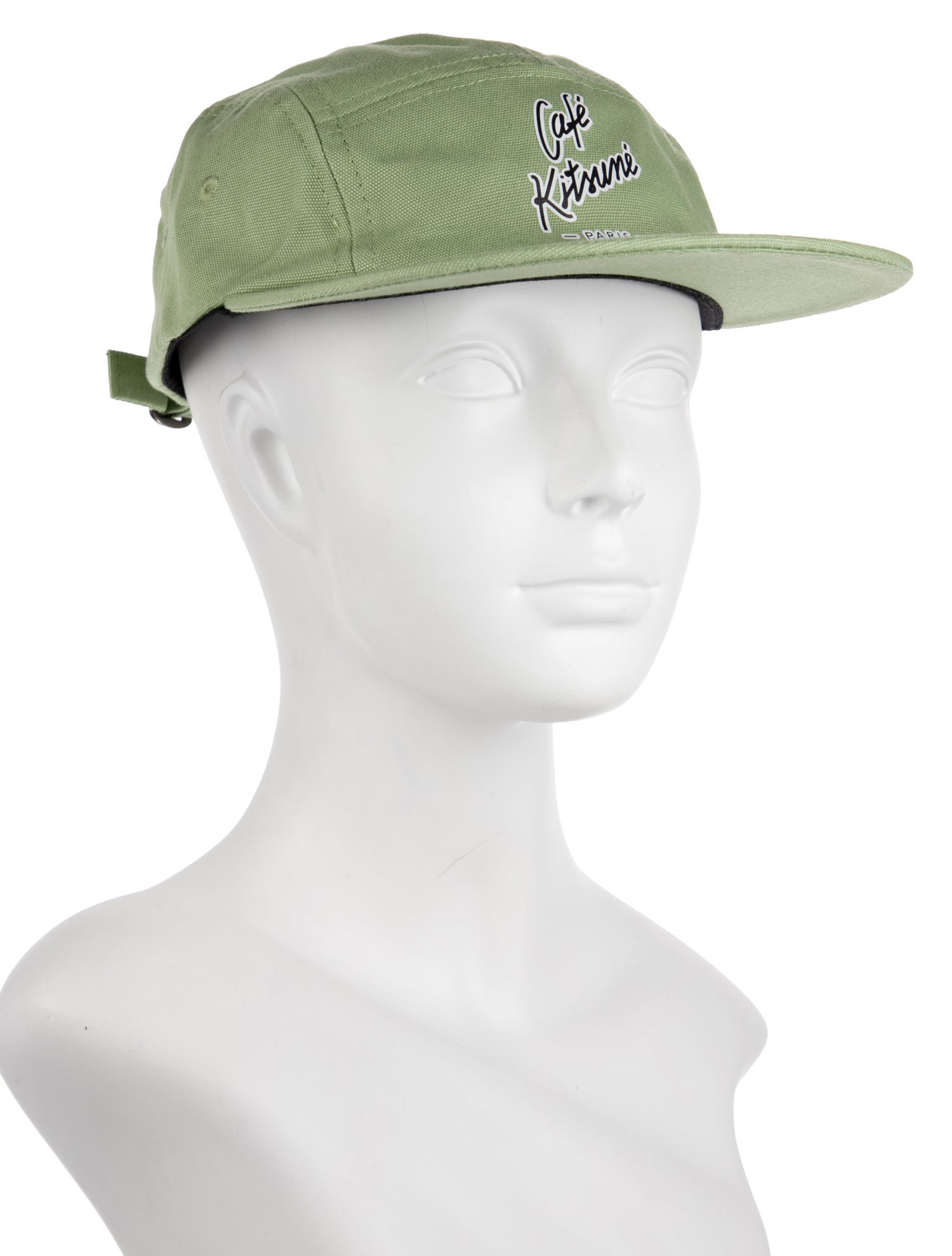 Maison Kitsuné cotton belt buckle closure hat