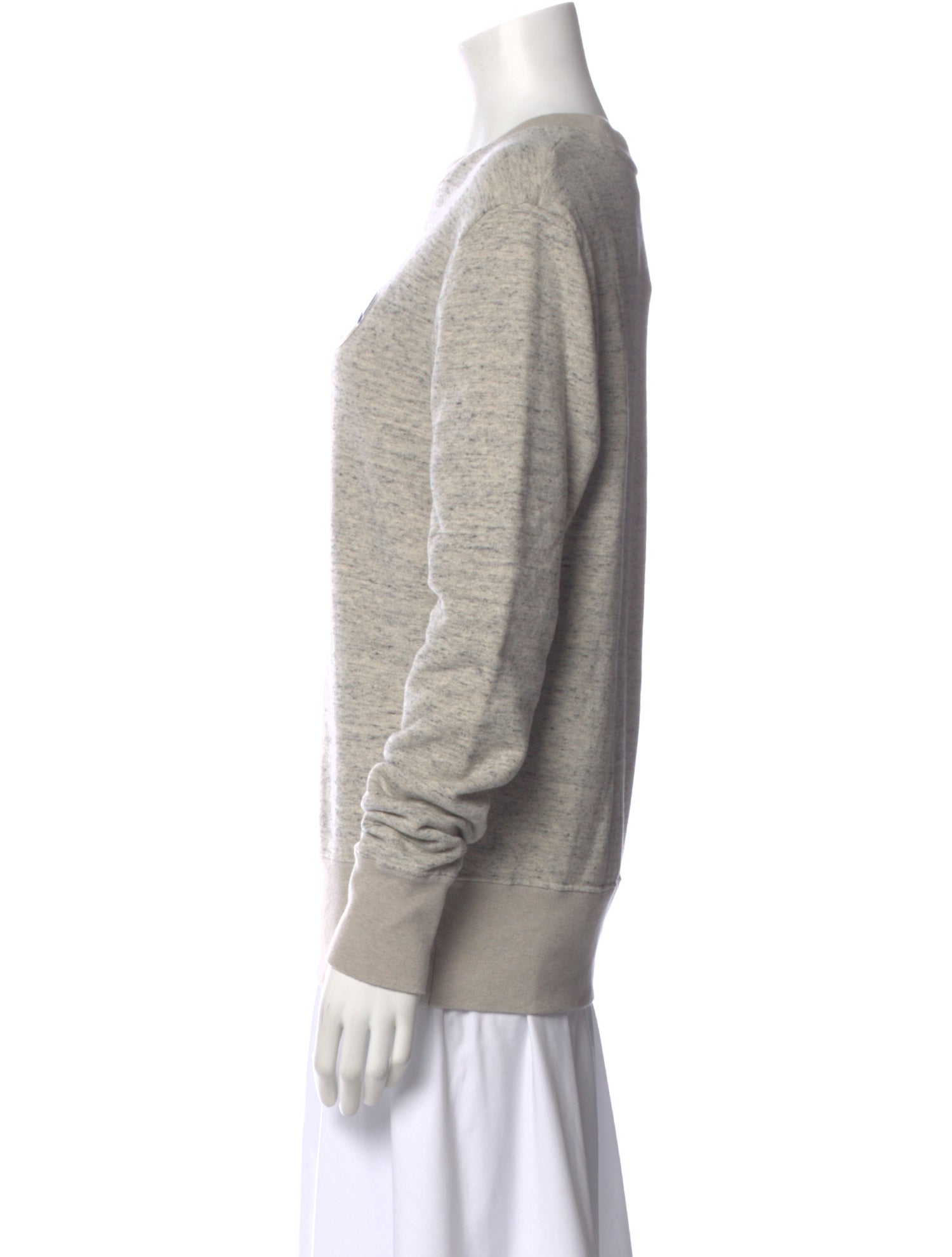 Maison Kitsuné Crew Neck Long Sleeve Sweatshirt w/ Tags