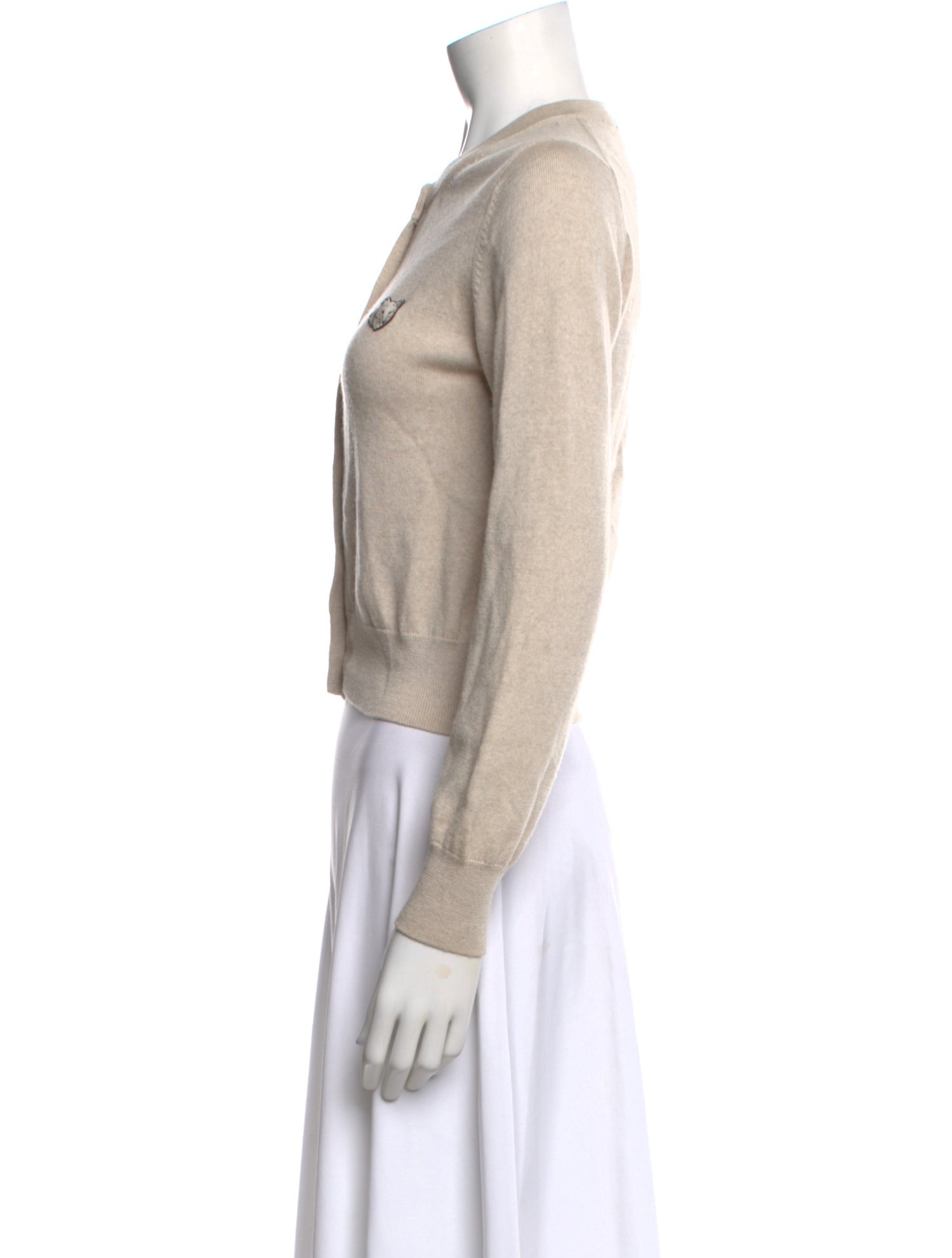 Maison Kitsuné Wool Crew Neck Sweater