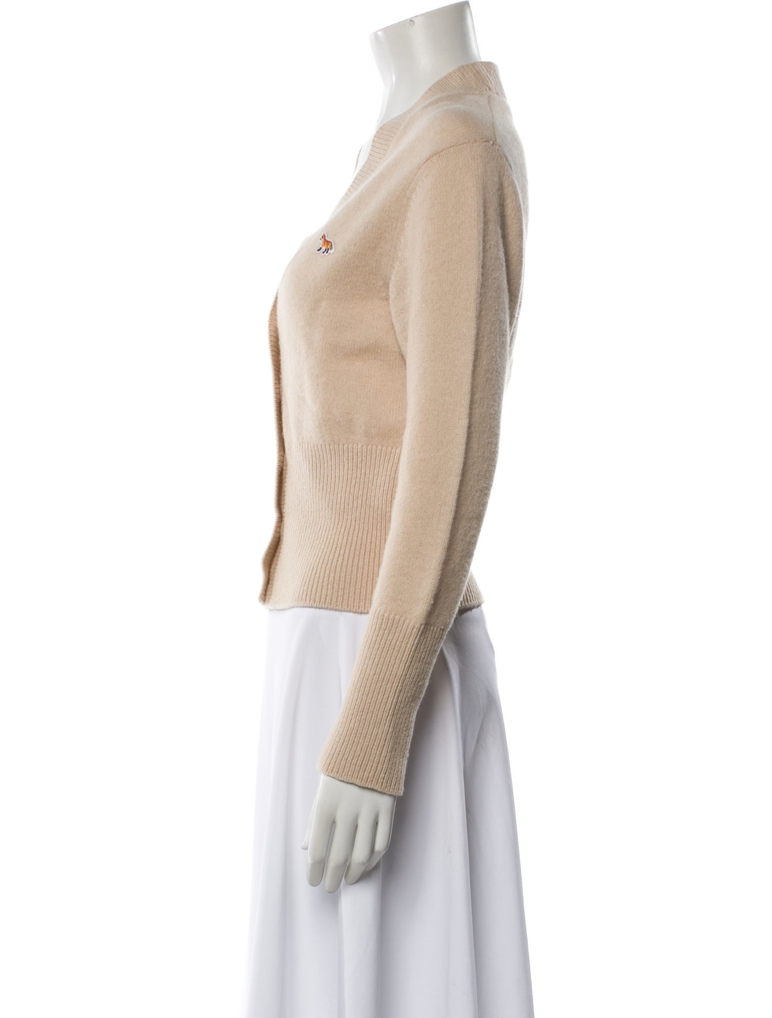 Maison Kitsuné Lambswool V-Neck Sweater