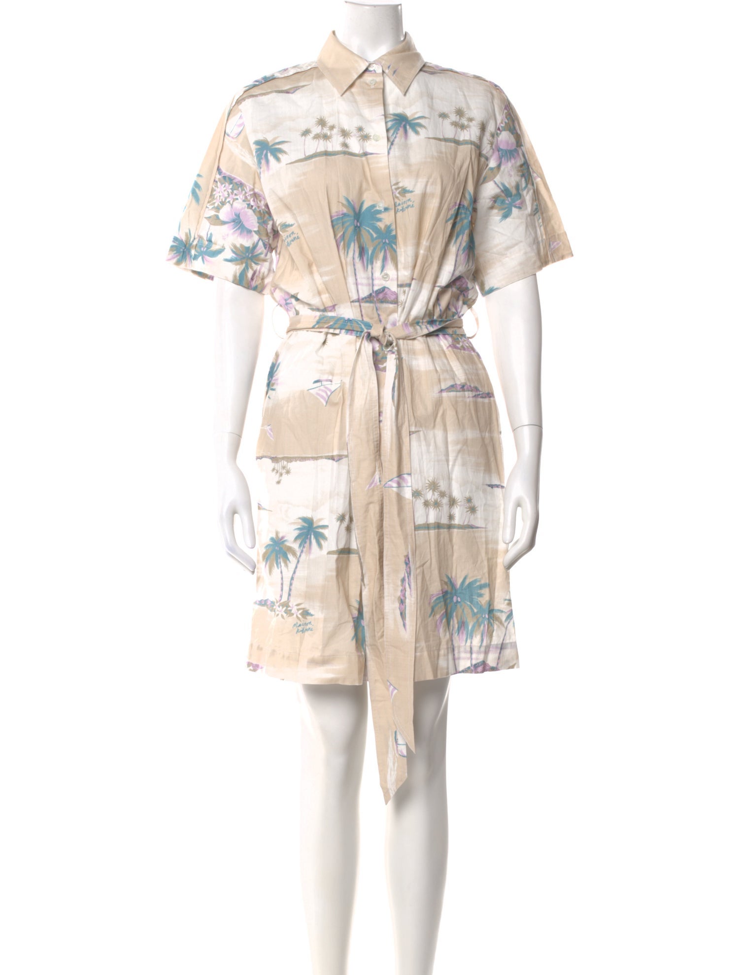 Maison Kitsuné Printed Mini Dress w/ Tags