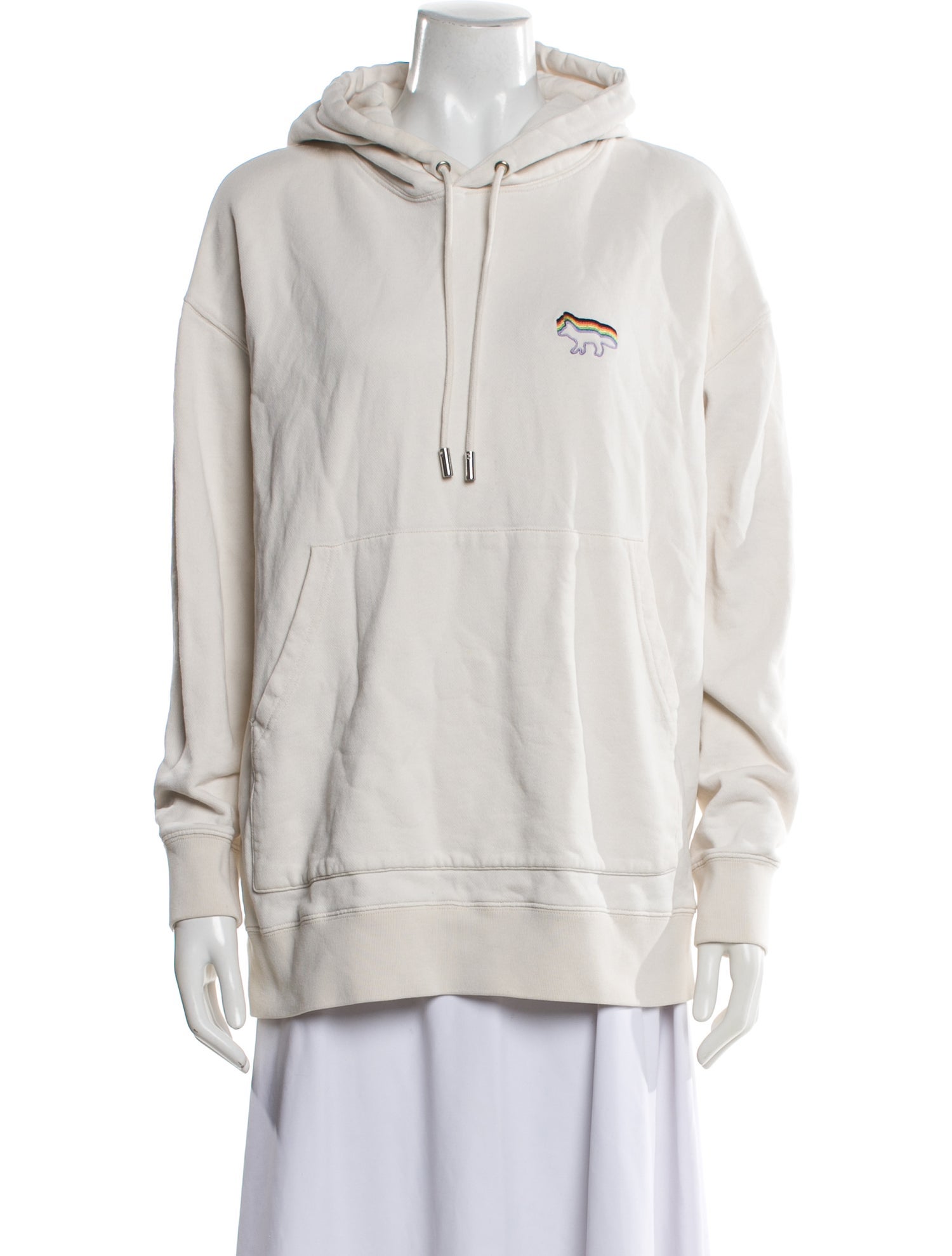 Maison Kitsuné Crew Neck Long Sleeve Hoodie