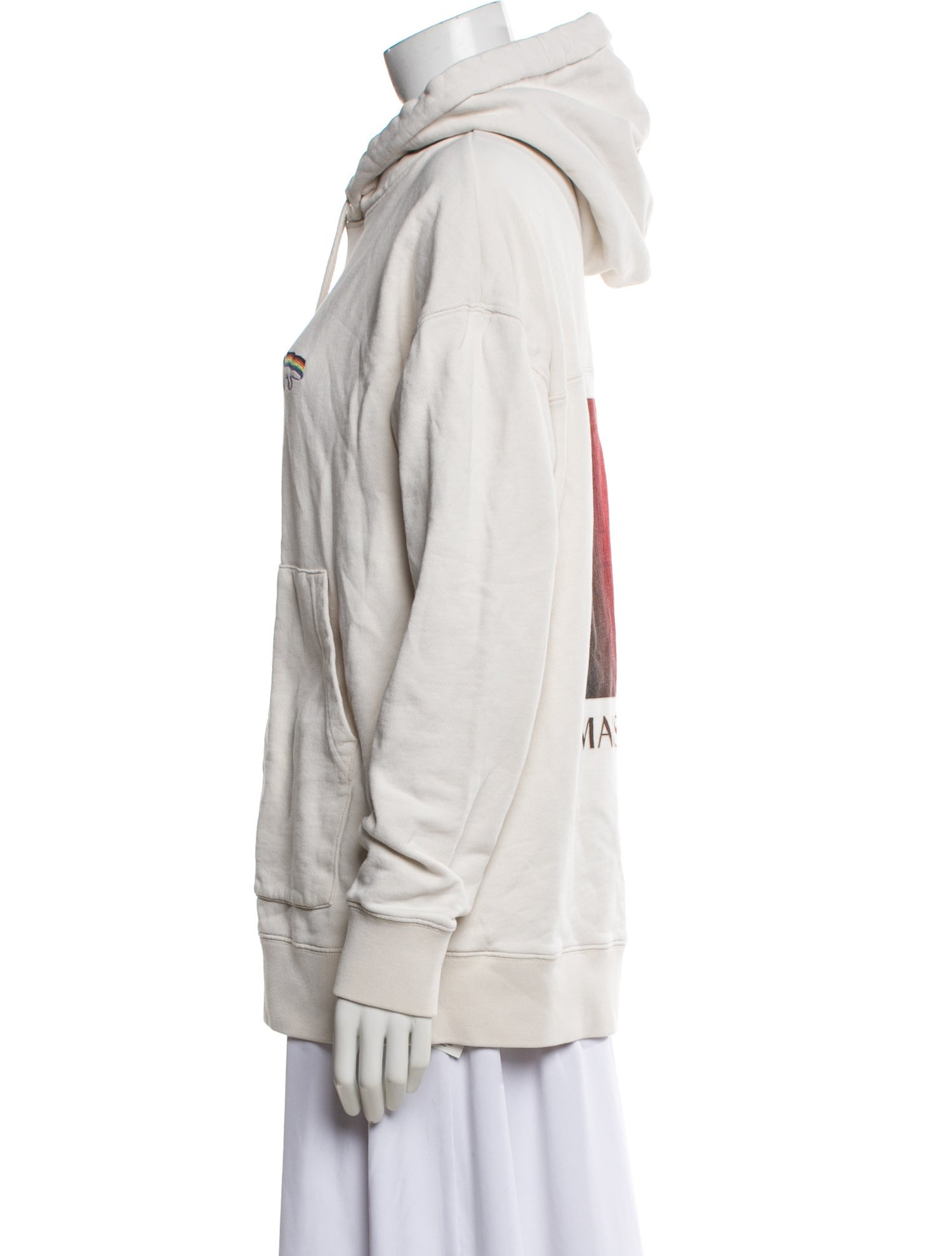 Maison Kitsuné Crew Neck Long Sleeve Hoodie