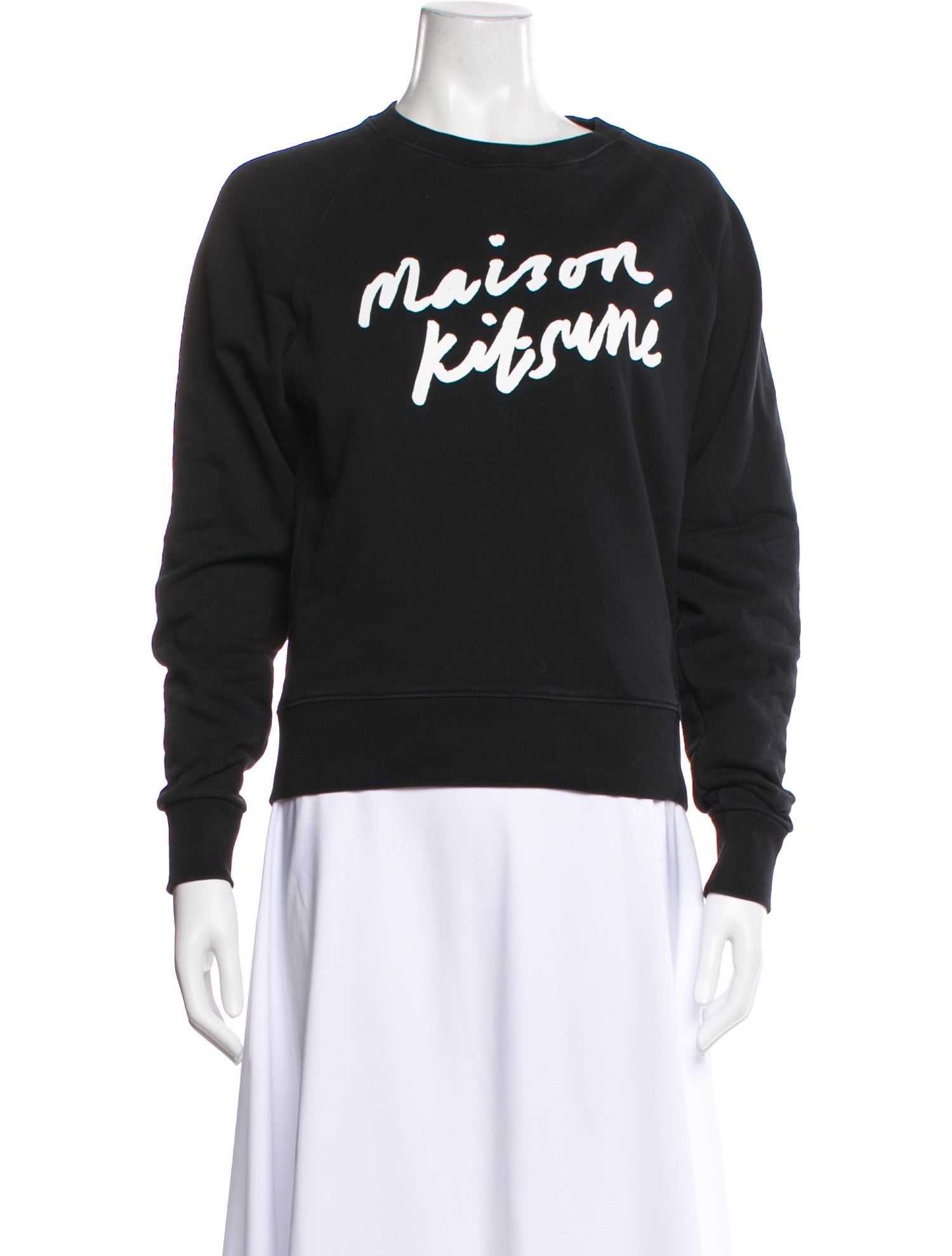 Maison Kitsuné Graphic Print Crew Neck Sweatshirt
