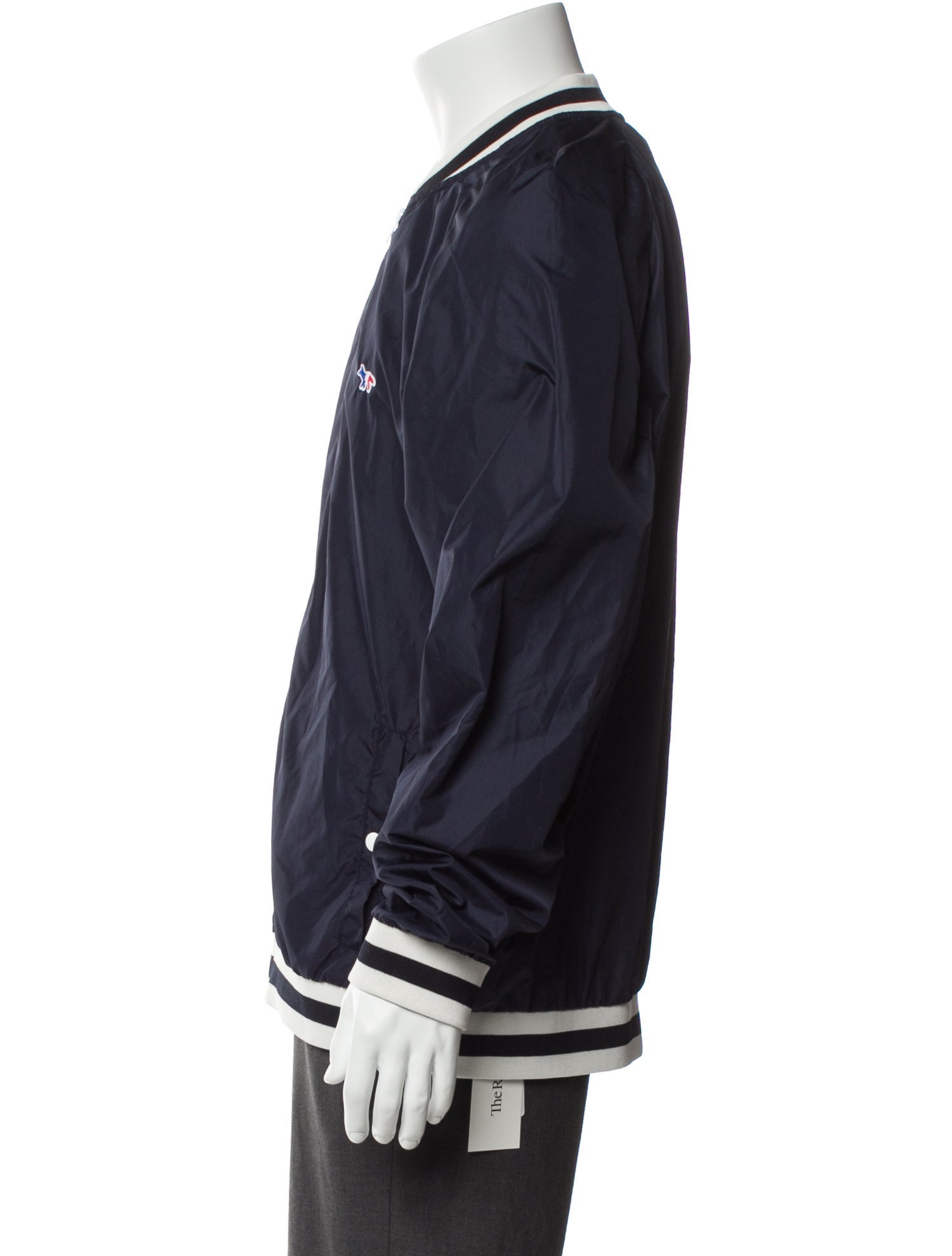 Maison Kitsuné Striped Windbreaker