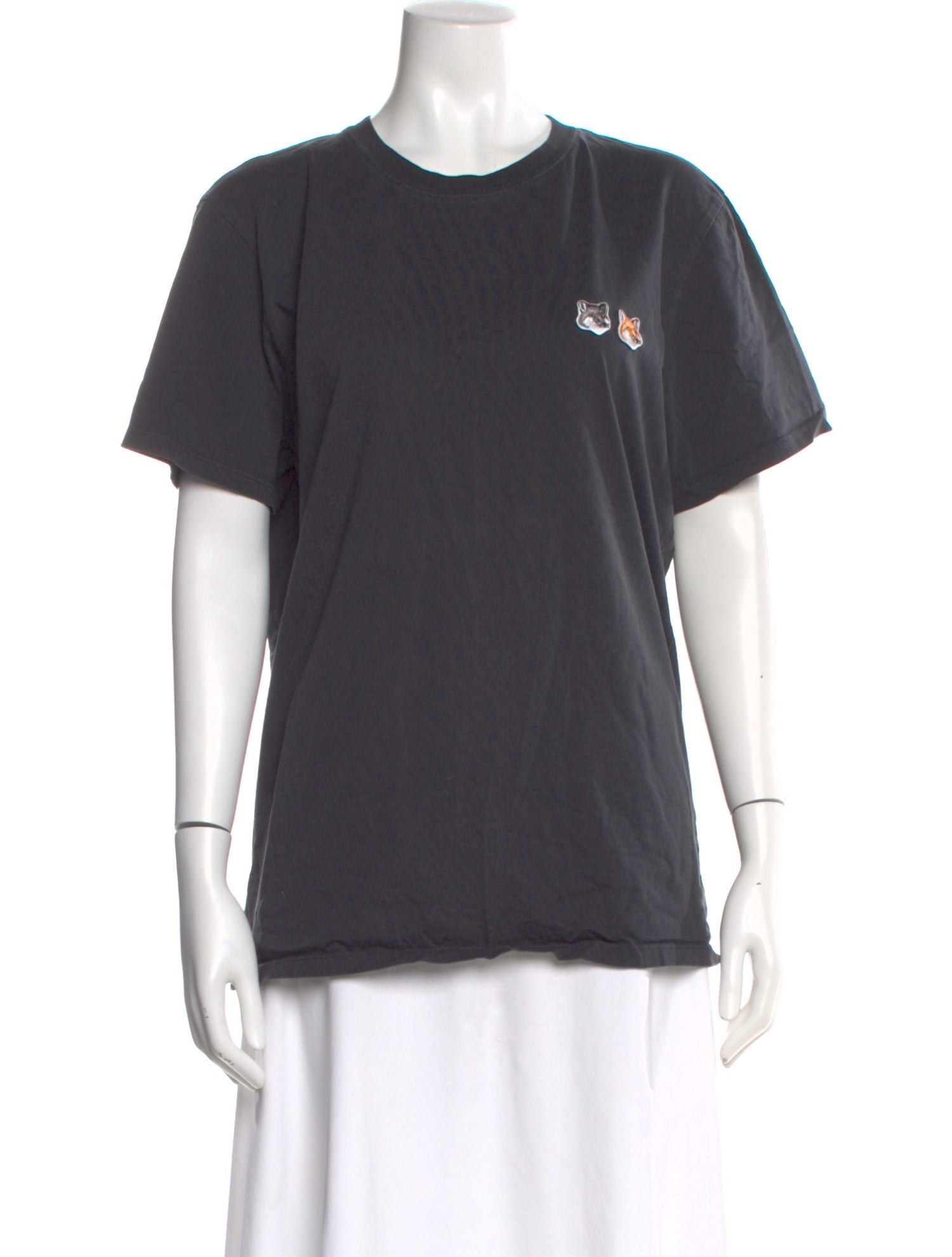 Maison Kitsuné Graphic Print Crew Neck T-Shirt