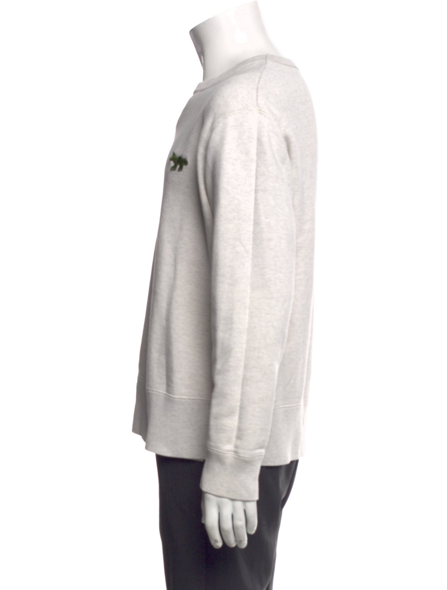 Maison Kitsuné Crew Neck Long Sleeve Pullover