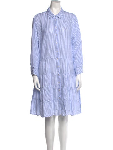 120% Lino Dresses Linen Knee-Length Dress Us12, It48 | XL