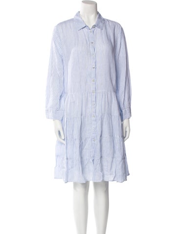 120% Lino Dresses Linen Knee-Length Dress Us10, It46 | XL