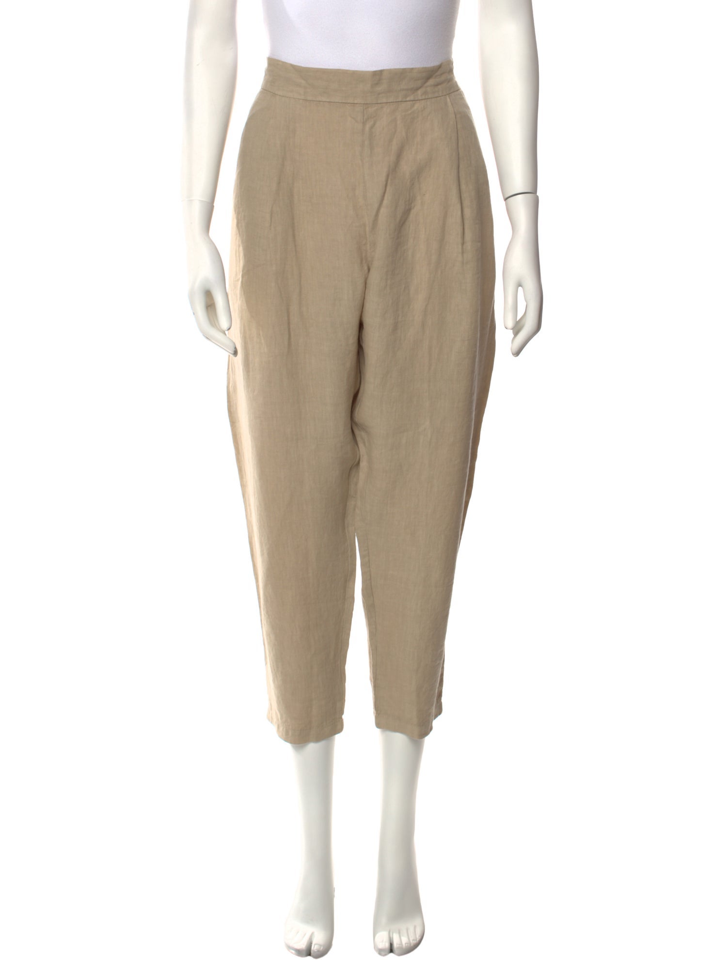 120% Lino Linen Straight Leg Pants
