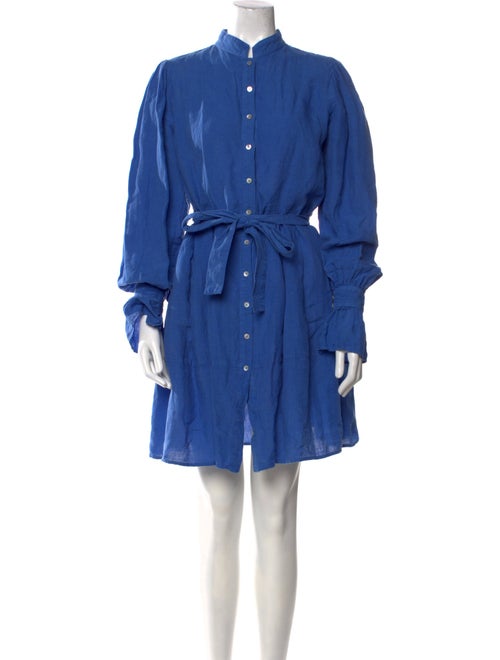 120% Lino Linen Knee-Length Dress