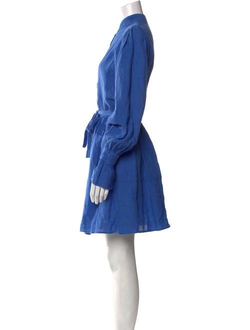120% Lino Linen Knee-Length Dress