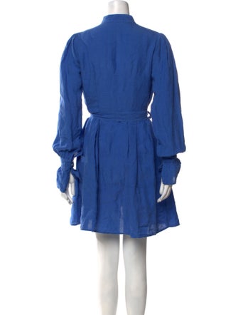 120% Lino Linen Knee-Length Dress