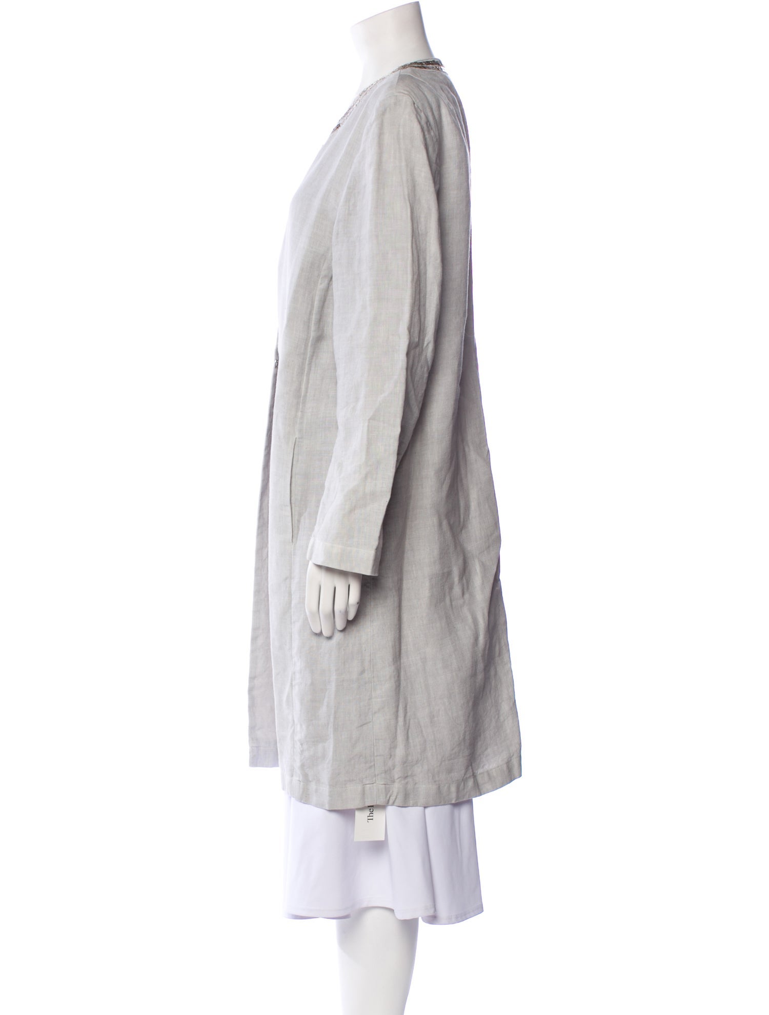 120% Lino Linen Printed Coat