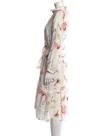 120% Lino Linen Midi Length Dress