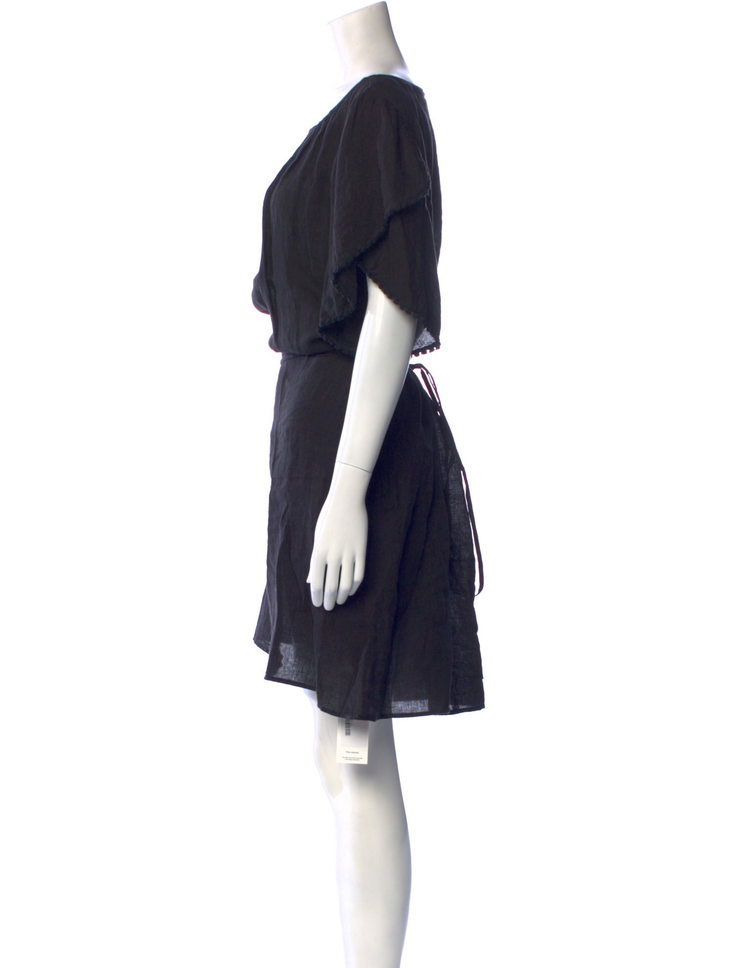 120% Lino Linen Knee-Length Dress