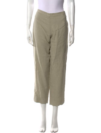 120% Lino Linen Straight Leg Pants