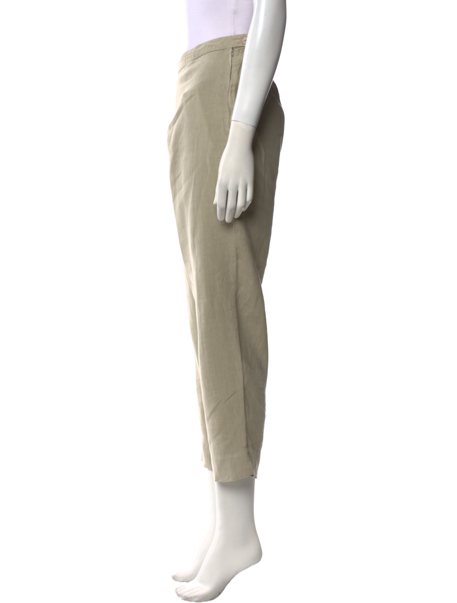 120% Lino Linen Straight Leg Pants