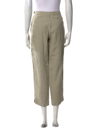 120% Lino Linen Straight Leg Pants