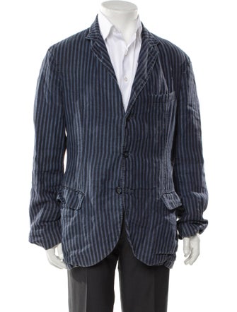 120% Lino Linen Striped Jacket