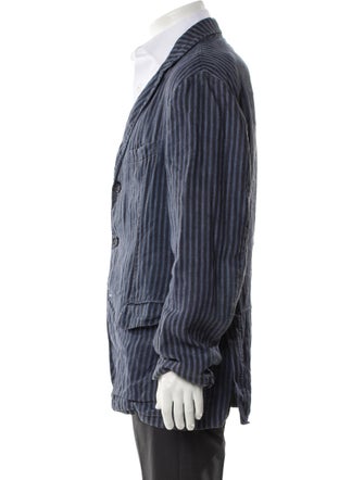 120% Lino Linen Striped Jacket