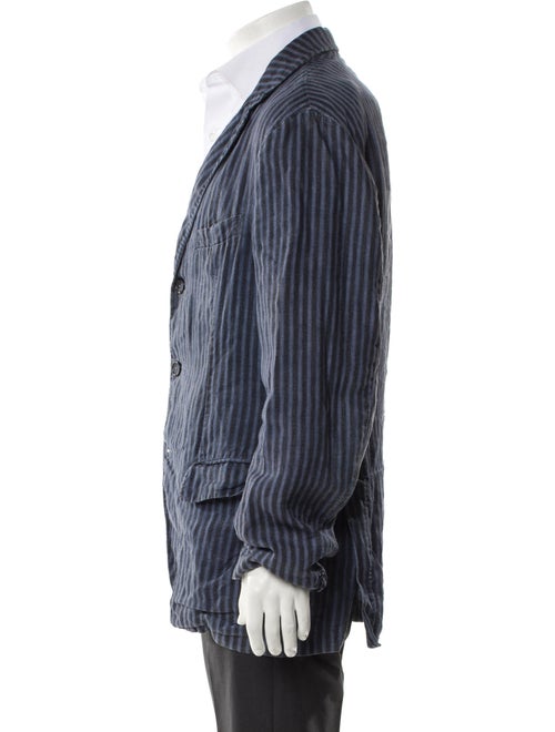 120% Lino Linen Striped Jacket