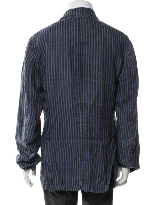 120% Lino Linen Striped Jacket