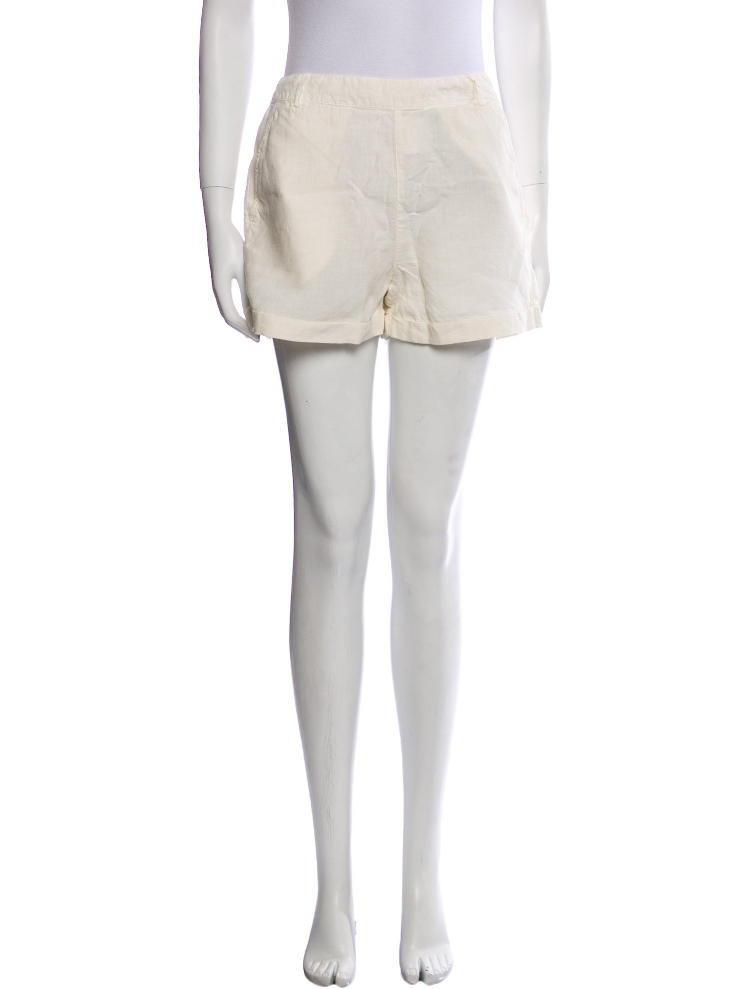 120% Lino Linen Mini Shorts