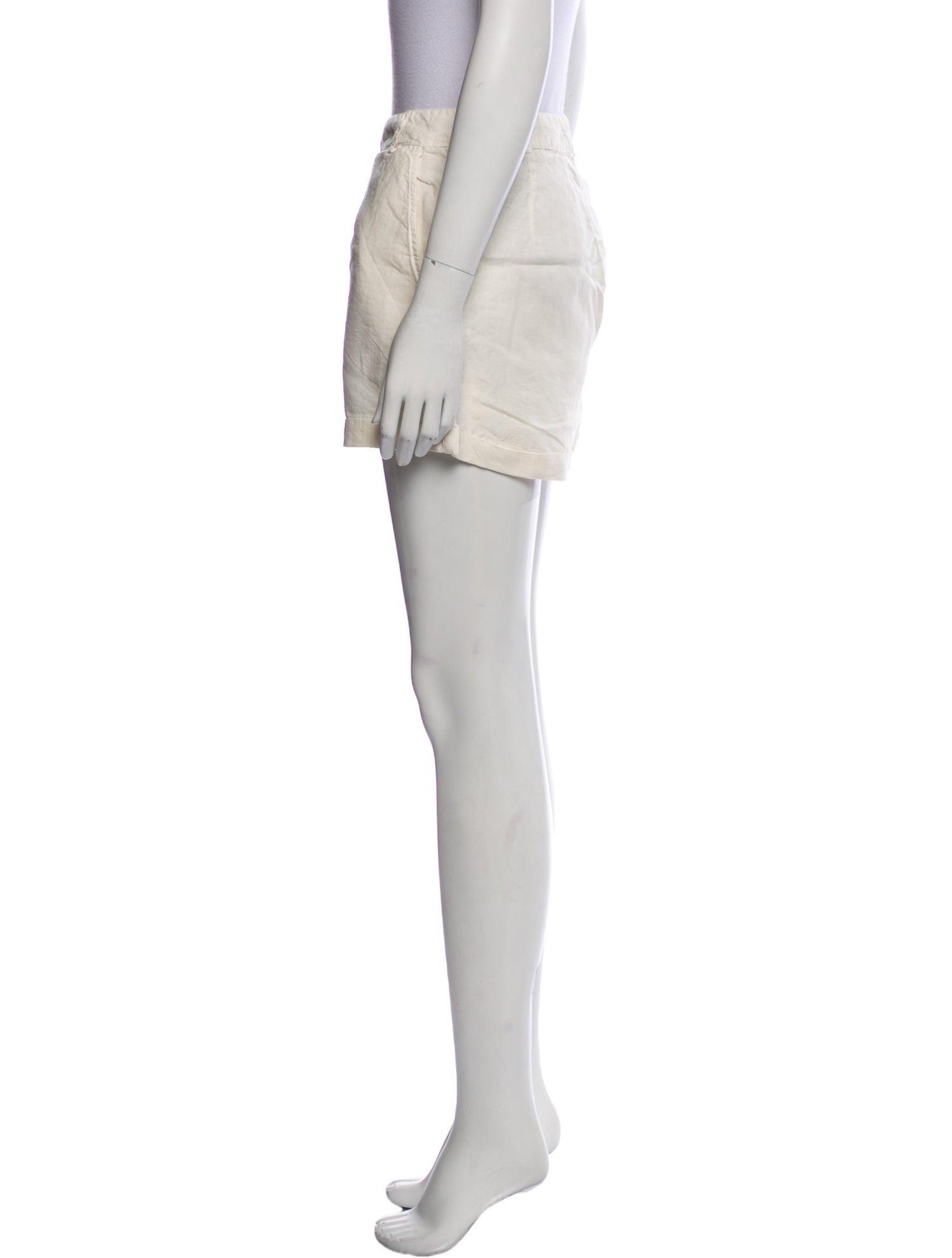 120% Lino Linen Mini Shorts