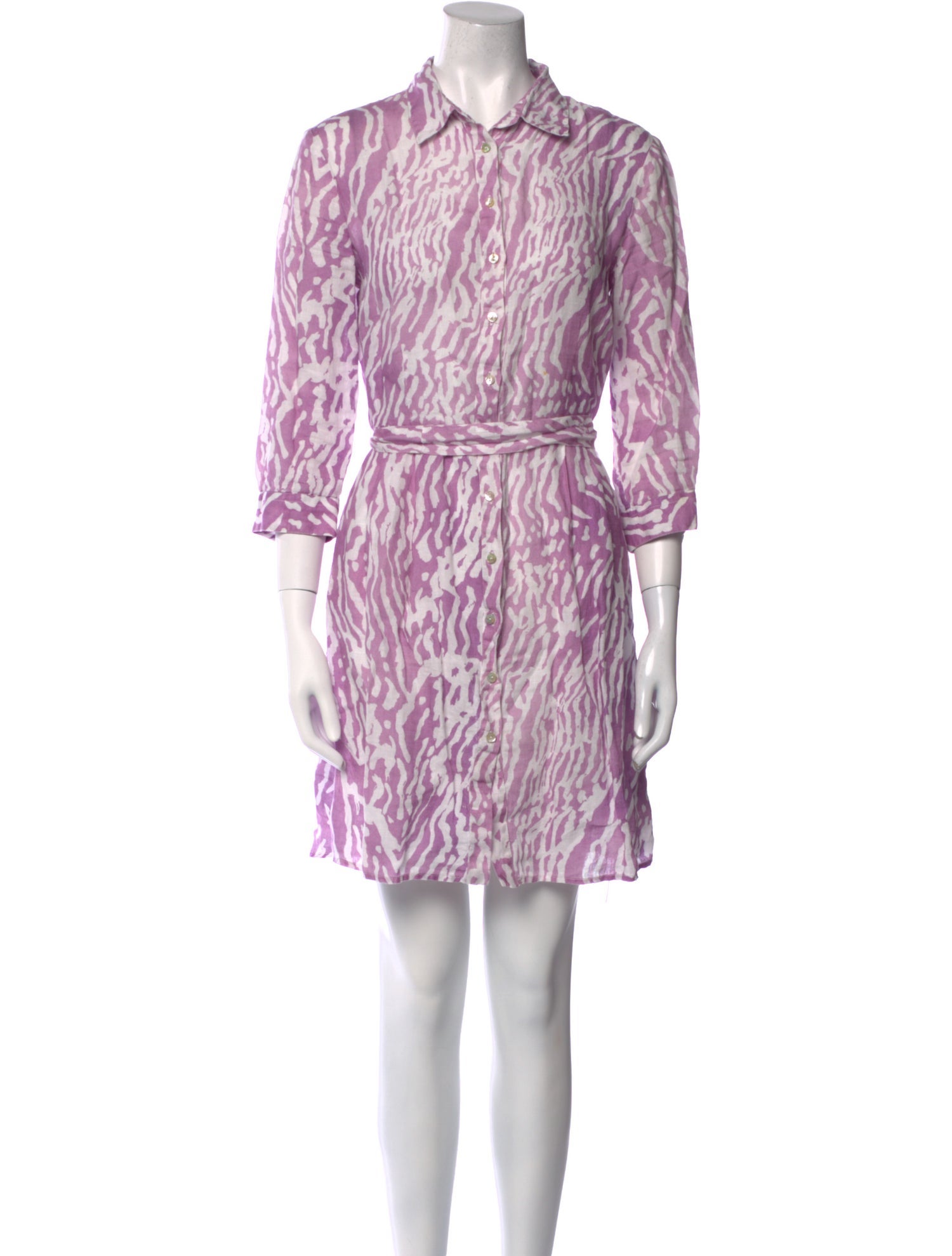 120% Lino Linen Mini Dress