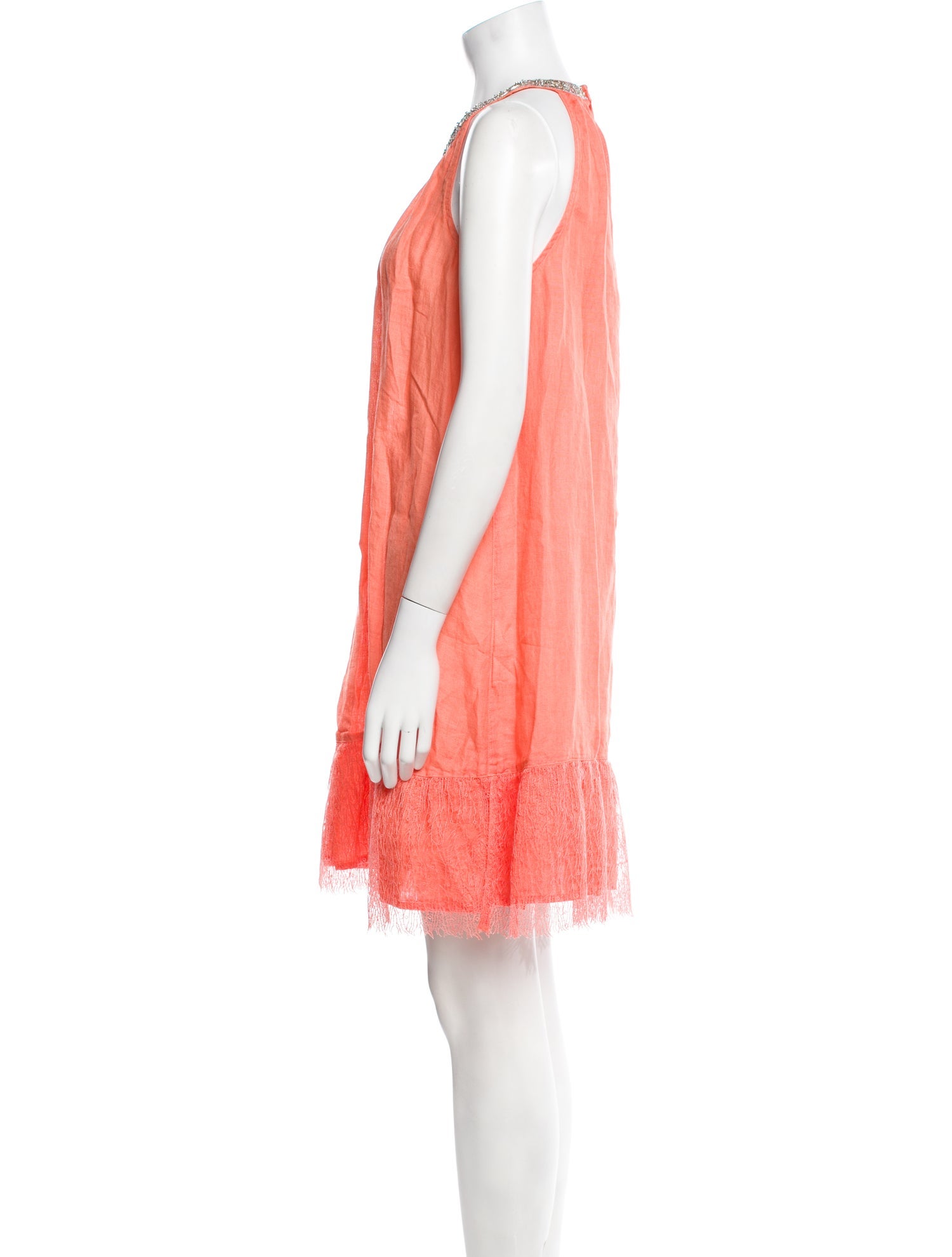 120% Lino Linen Mini Dress w/ Tags