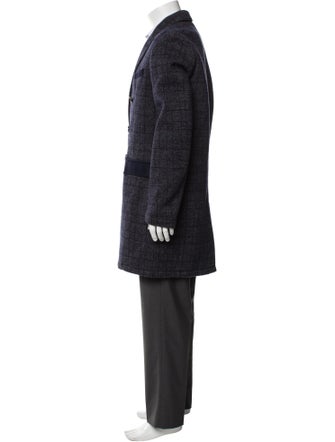 120% Lino Tweed Pattern Overcoat