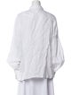 120% Lino Linen Long Sleeve Button-Up Top