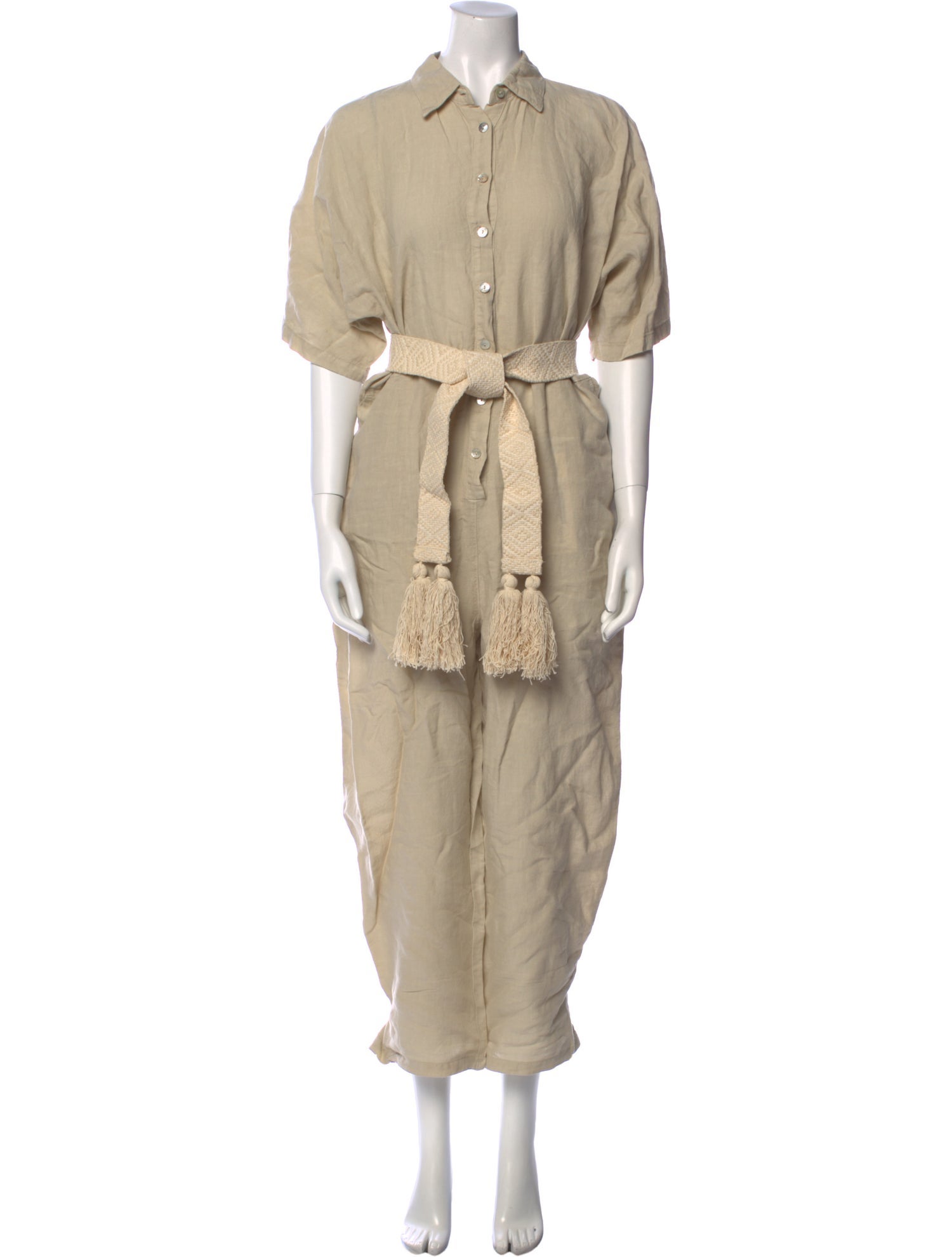 120% Lino Linen Jumpsuit w/ Tags