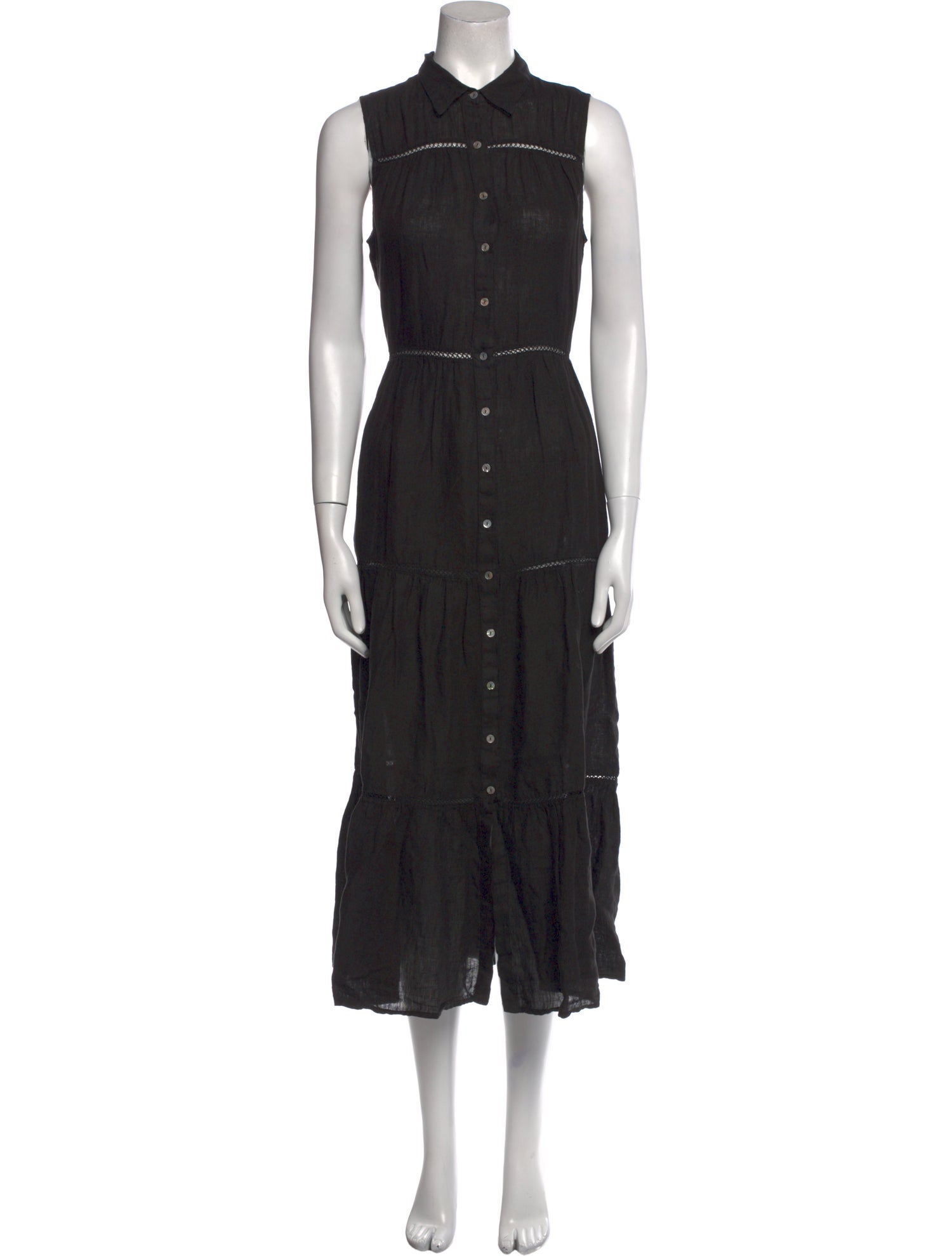 120% Lino Linen Long Dress