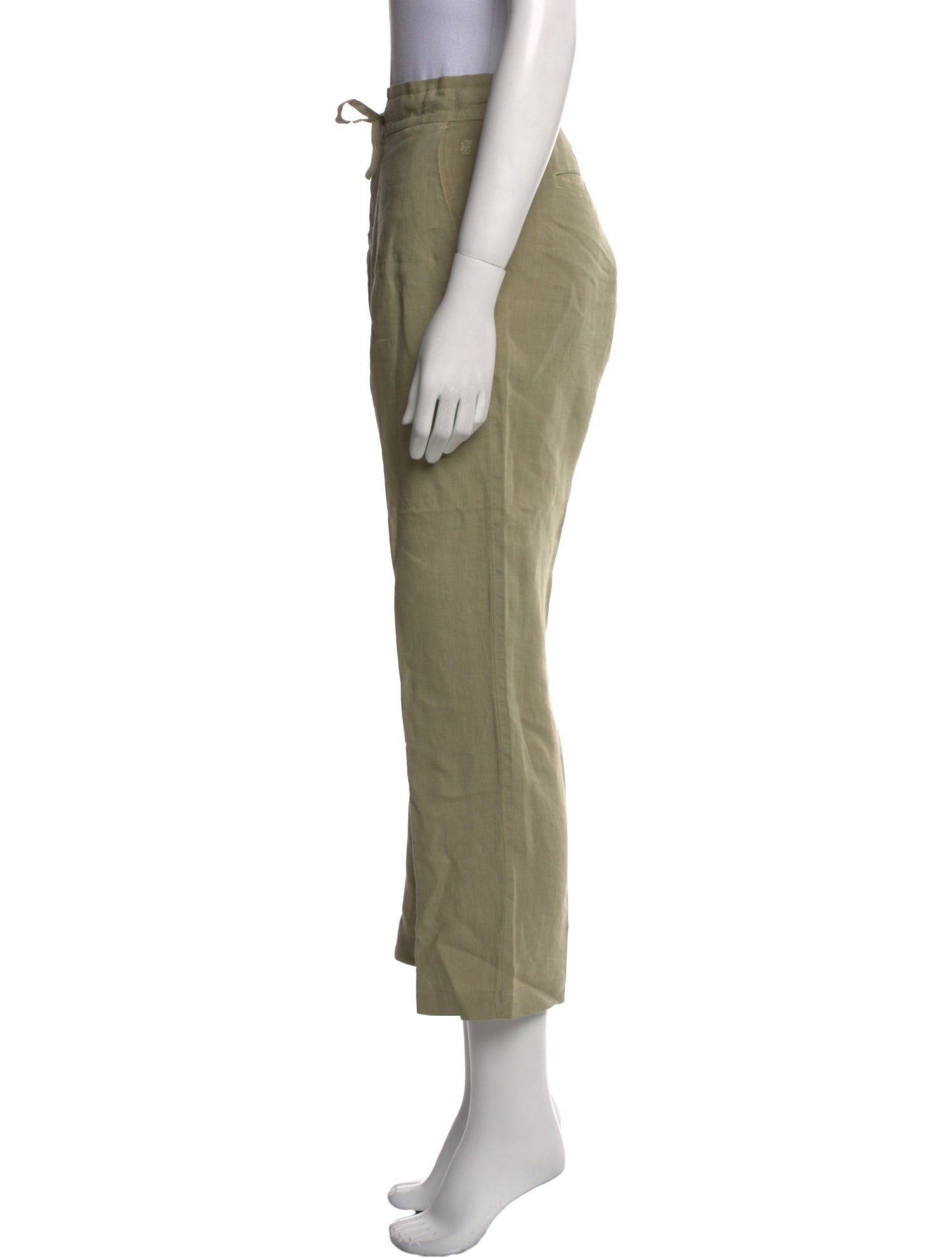 120% Lino Linen Straight Leg Pants