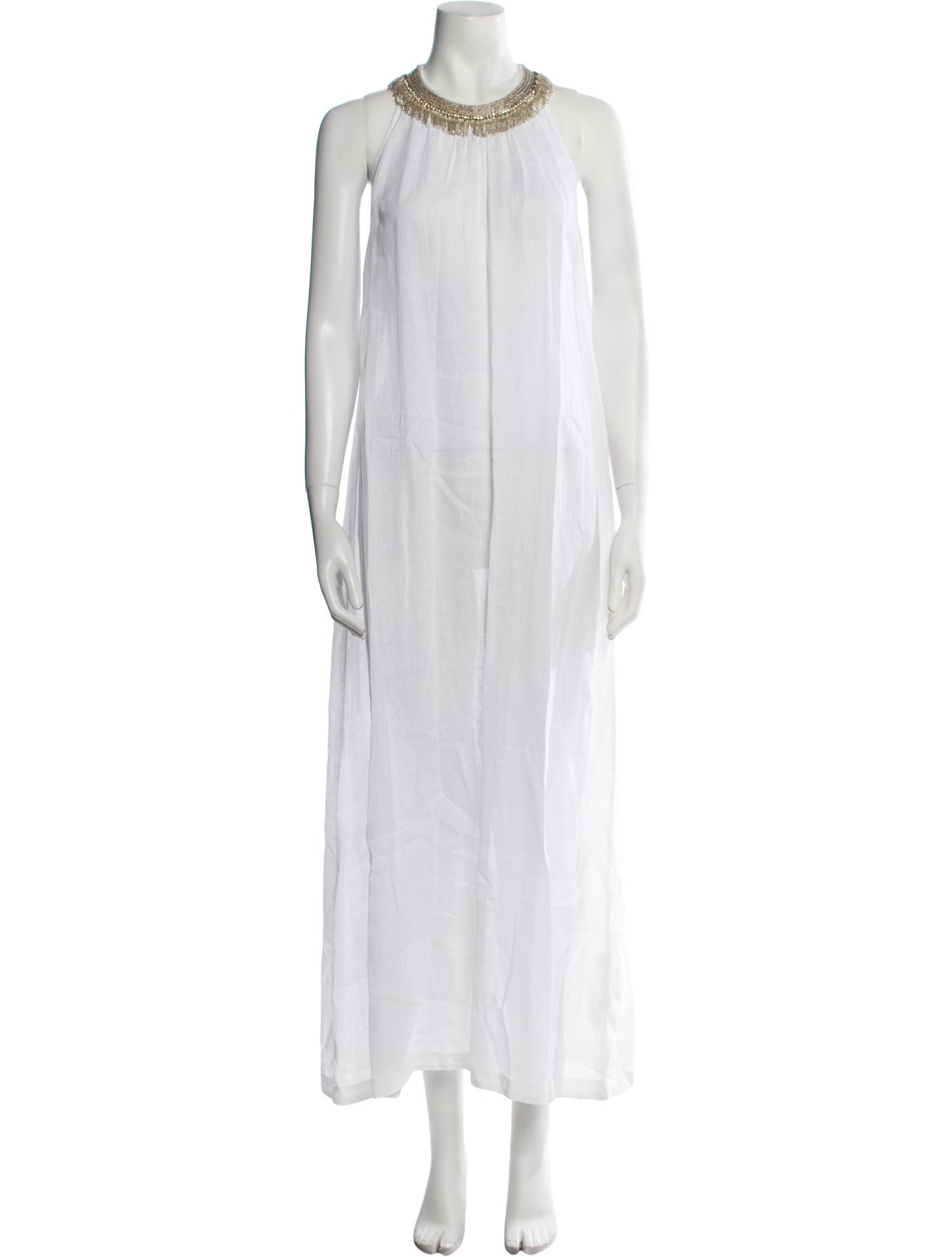 120% Lino Linen Long Dress