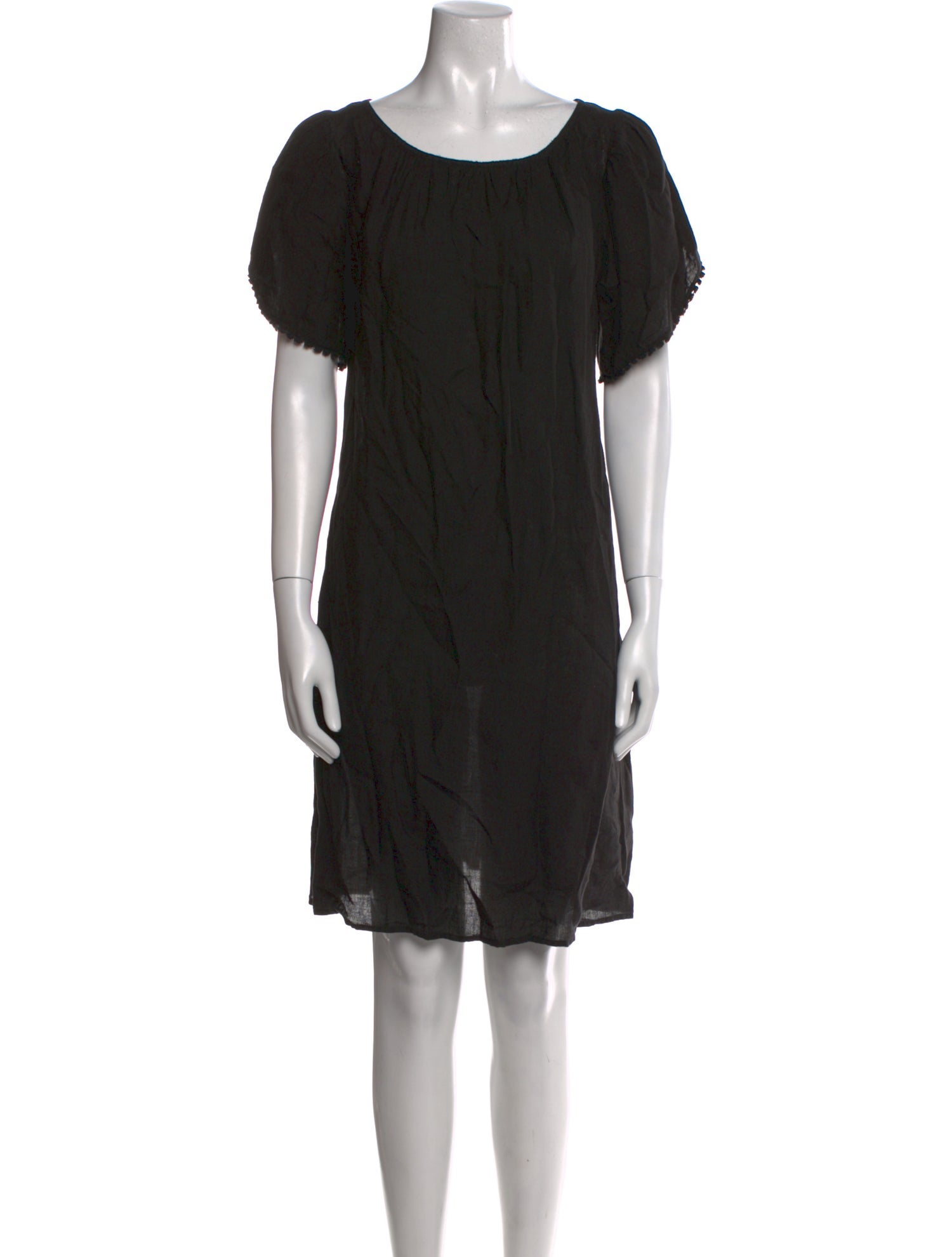 120% Lino Linen Knee-Length Dress