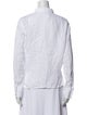 120% Lino Linen Long Sleeve Button-Up Top