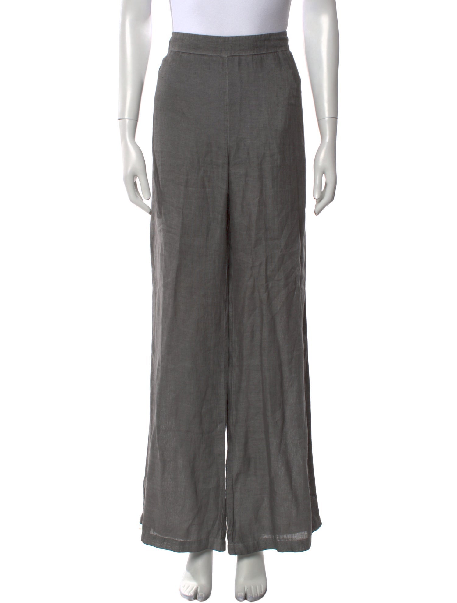 120% Lino Linen Wide Leg Pants