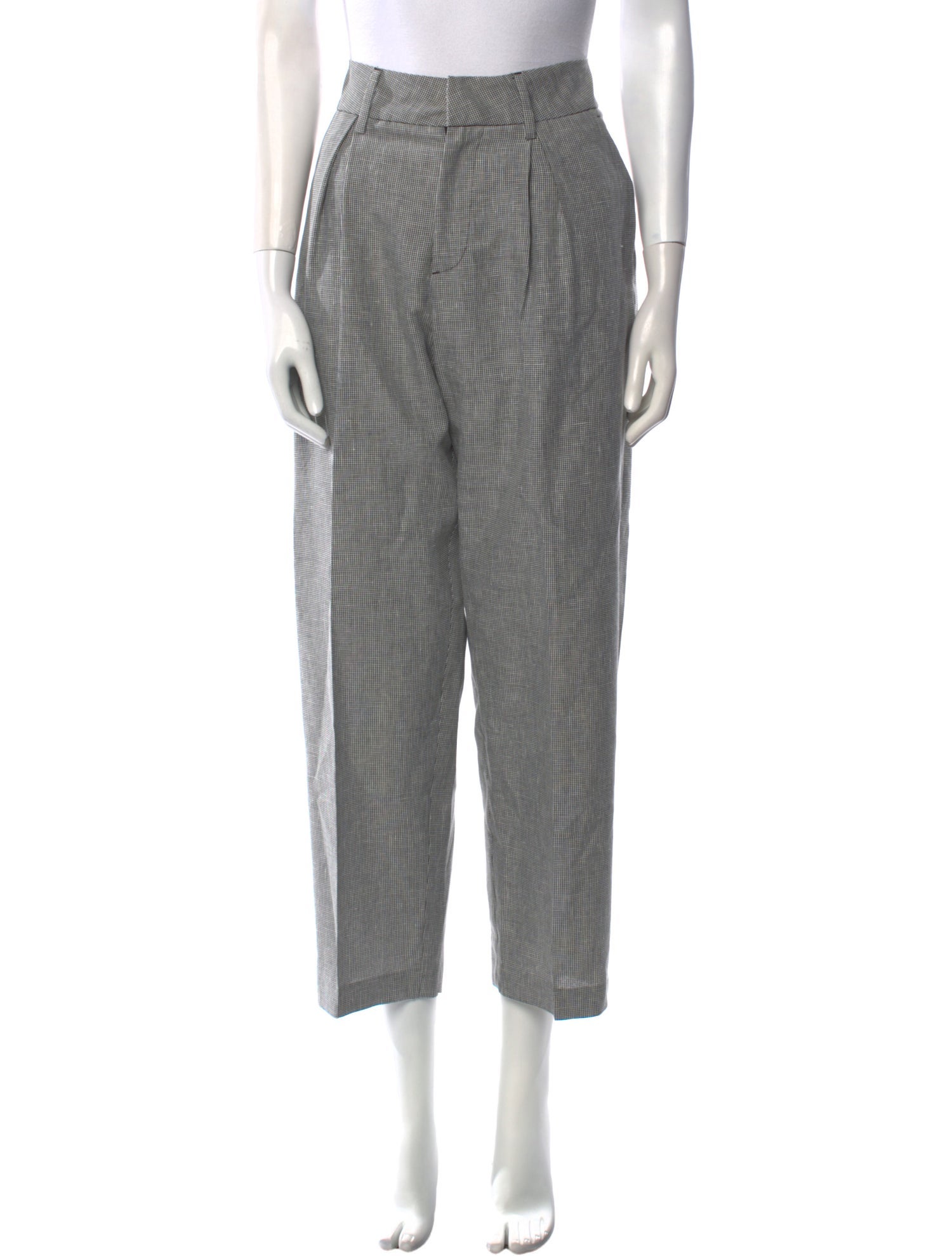 120% Lino Linen Straight Leg Pants