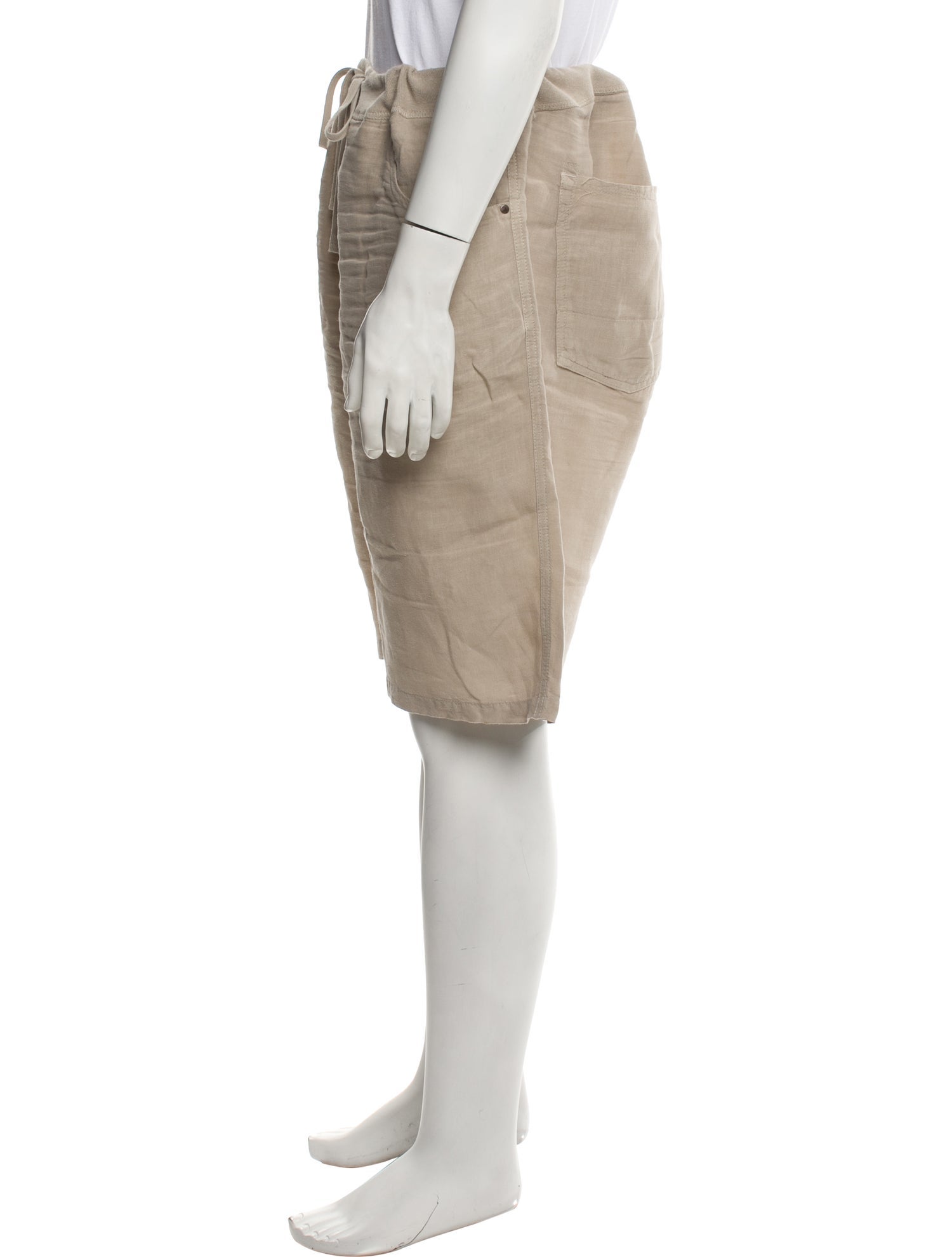 120% Lino Linen Cargo Shorts