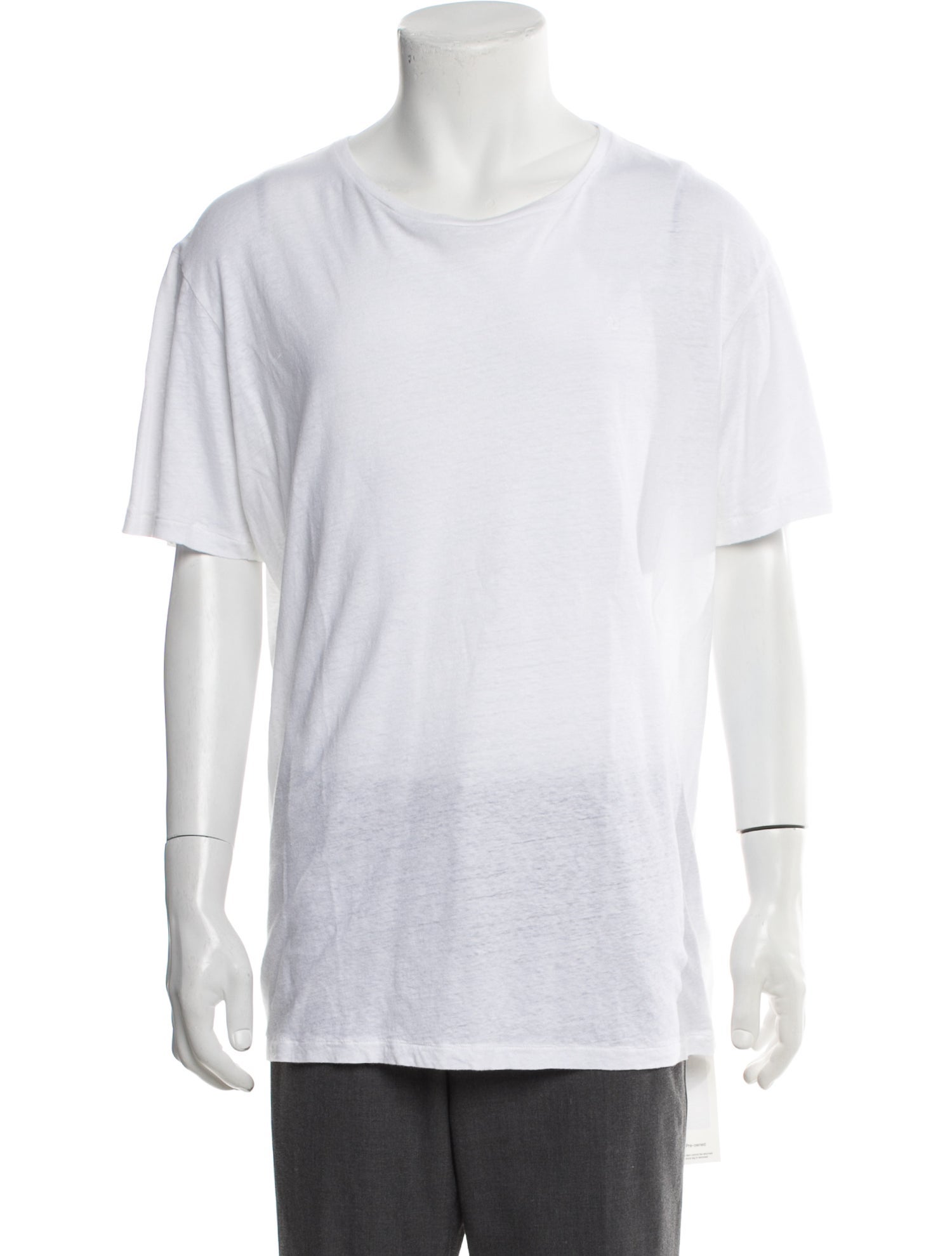 120% Lino Scoop Neck Short Sleeve T-Shirt