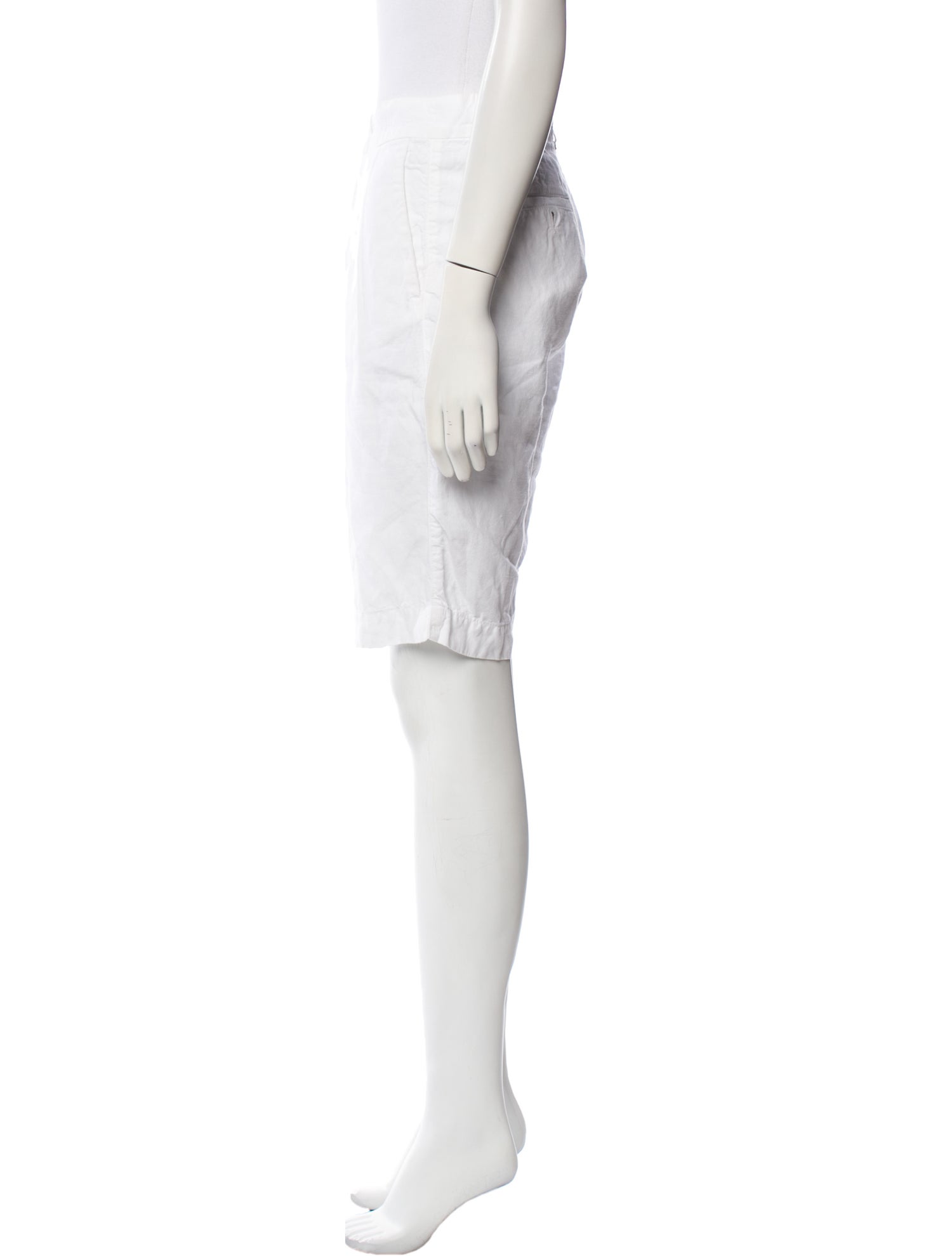 120% Lino Linen Knee-Length Shorts