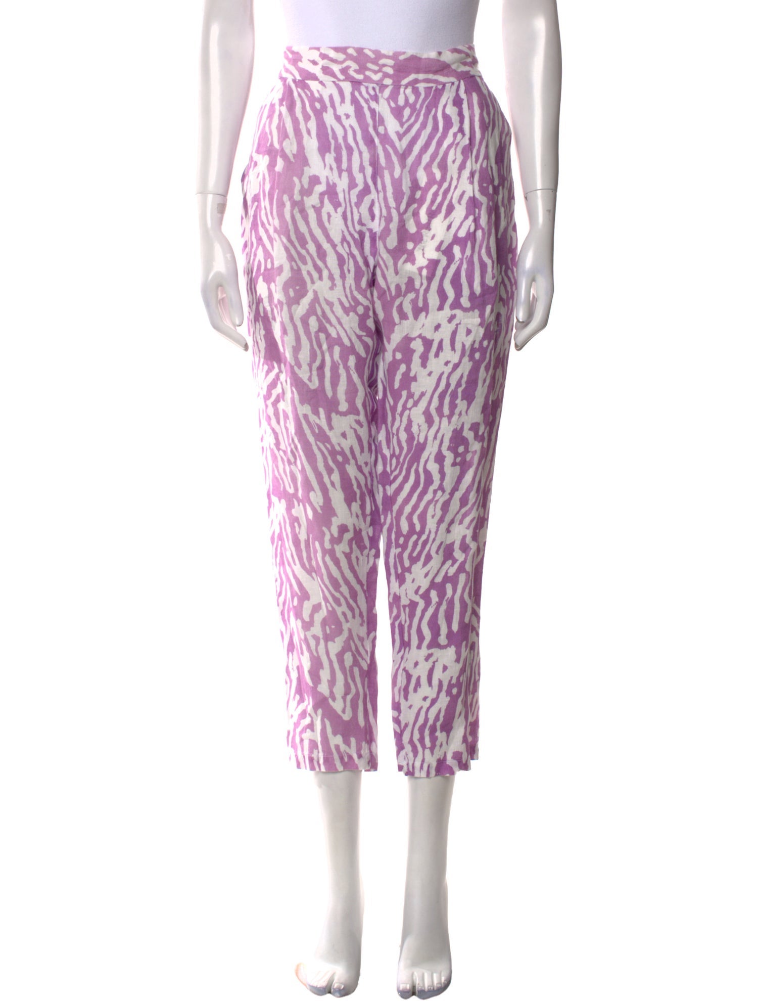 120% Lino Linen Straight Leg Pants