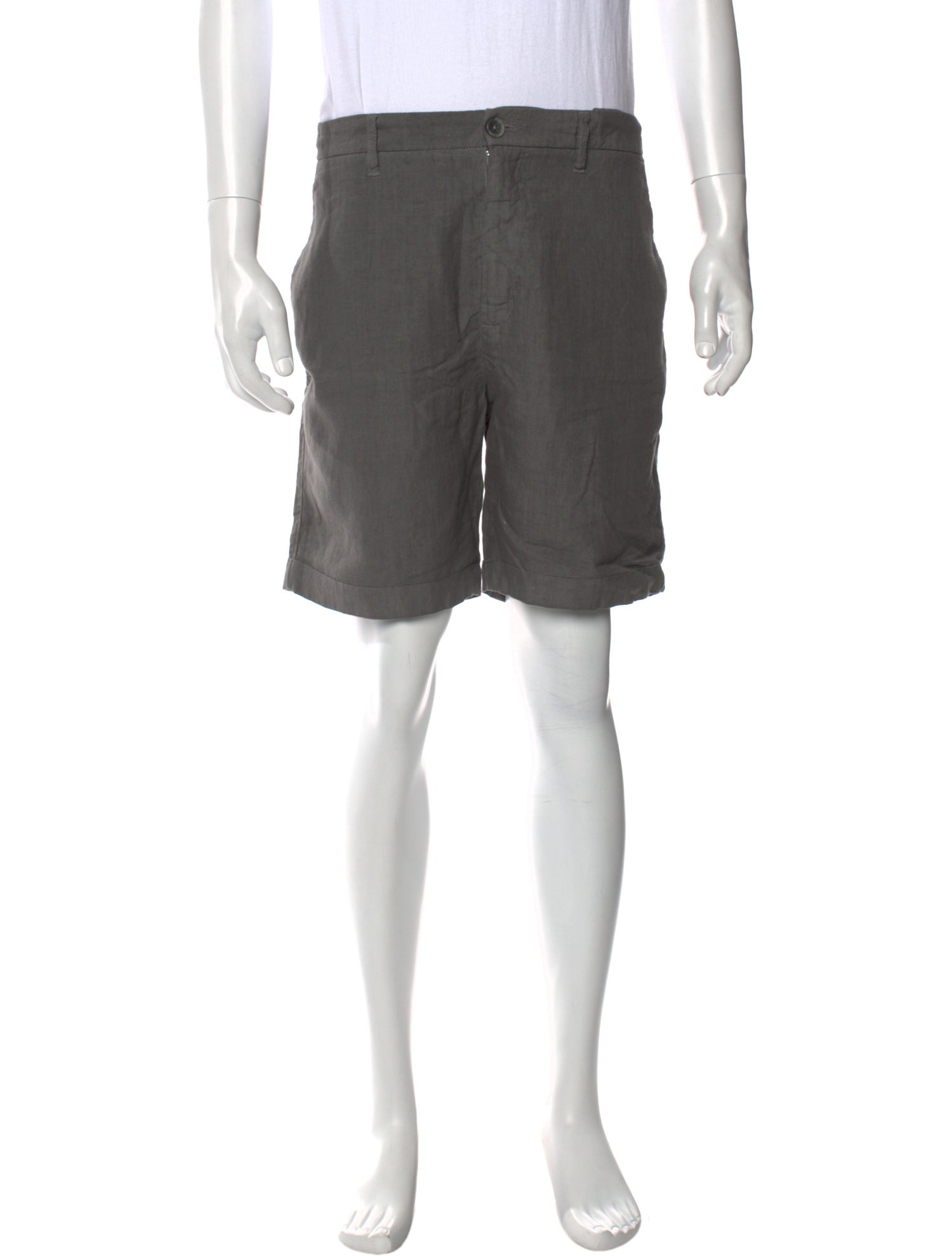 120% Lino Linen Flat Front Shorts