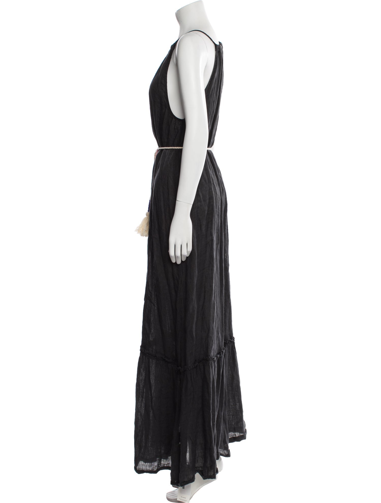 120% Lino Linen Long Dress