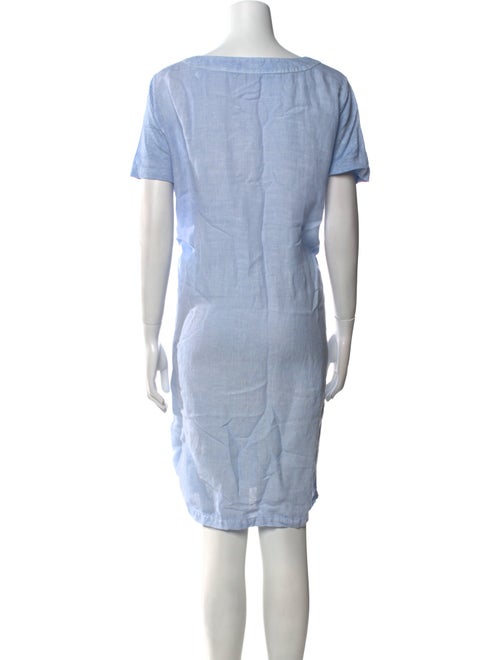 120% Lino Linen Knee-Length Dress