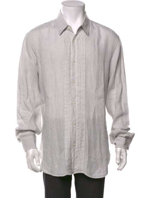 120% Lino Linen Long Sleeve Shirt